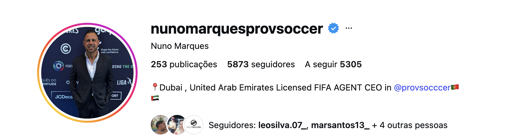 Nuno Marques, CEO da ProvSoccer